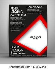Flyer or Cover Design - Business Vector for publishing, print and presentation.
