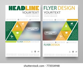 Flyer or Cover Design - Business Vector for publishing, print and presentation. Abstract design vector template. Eps 10