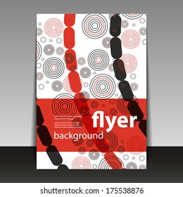 Flyer or Cover Design with Circles 