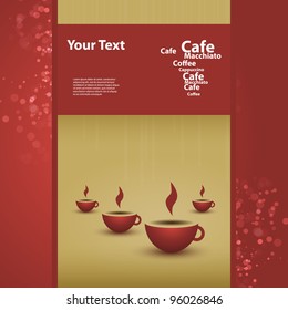 Flyer or Cover Design - Coffee Cup