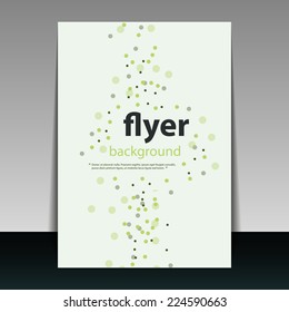 Flyer or Cover Design with Dots