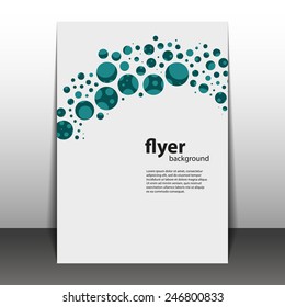 Flyer or Cover Design with Dots