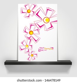 Flyer or cover design /minimalistic line art style/ 