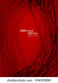 Flyer or cover design, red