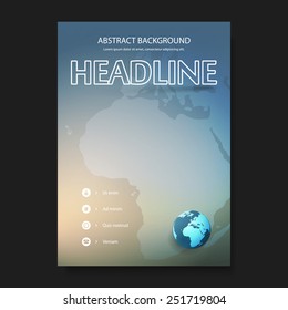Flyer or Cover Design Template - Business - Corporate Identity Concept