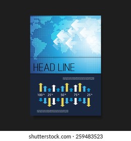 Flyer or Cover Design Template - Business, Corporate Identity