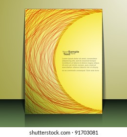 Flyer or cover design, vector