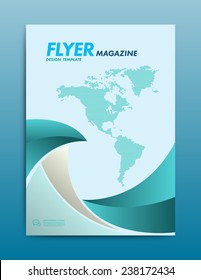 Flyer or Cover Design. Vector illustration.