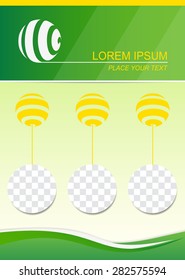 Flyer or cover design. Vector illustration.