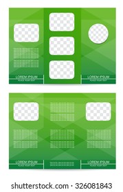 Flyer or cover design. Vector illustration.