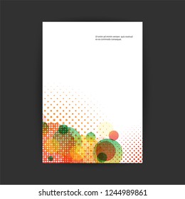 Flyer or Cover Design for Your Business with Abstract Pattern