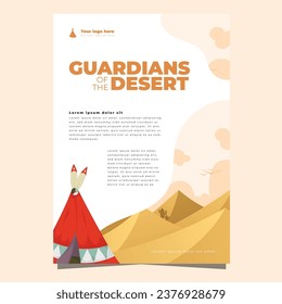 Flyer cover guardians of the desert