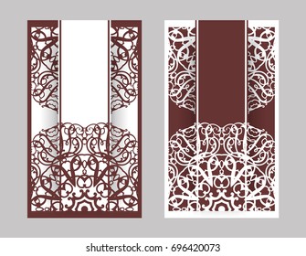 flyer, flyer, cover, pattern mandala. Oriental motif. Hand painted texture background. Set wedding invitations, postcards and business card templates. Decorative card design printing. Vector. EPS 10