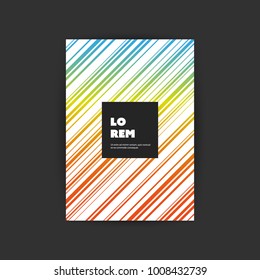 Flyer Design with Abstract Patterned Background for Your Business