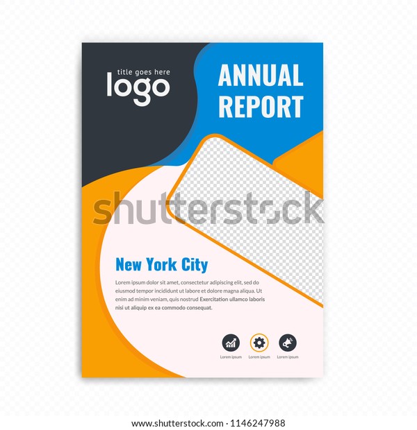 Flyer Design Annual Report Cover Booklet Stock Vector (Royalty Free ...