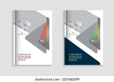 Flyer Design Book Cover Templates Layout Stock Vector (Royalty Free ...