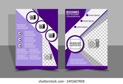 flyer design, brochure templates vector file eps 10, for advertising
