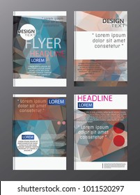 flyer design business annual report brochure template. cover presentation abstract background for business, magazines,