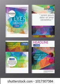 flyer design business annual report brochure template. cover presentation abstract background for business, magazines,