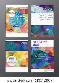 flyer design business annual report brochure template. cover presentation abstract background for business, magazines,