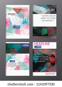 flyer design business annual report brochure template. cover presentation abstract background for business, magazines,