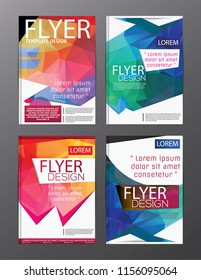 flyer design business annual report brochure template. cover presentation abstract background for business, magazines,