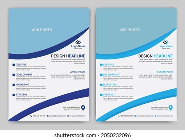 Flyer Design, Business Brochure, Cover Book And Magazine, Annual Report, Proposal, Leaflet, A4 Template, Vector, Print Ready Design, Medical Flyer
