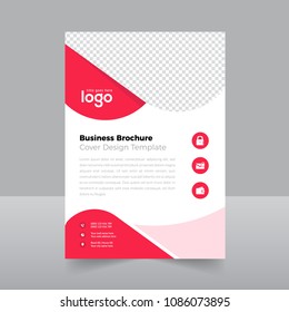Flyer design. Business brochure template. Annual report cover. Booklet for education, advertisement, presentation, magazine page. a4 size vector illustration.