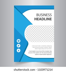 Flyer Design Business Brochure Template Annual Stock Vector (Royalty ...