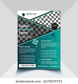 Flyer design. Business brochure template. Annual report cover. Booklet for education,This Flyer Design For Your Business. a4 size vector illustration.
