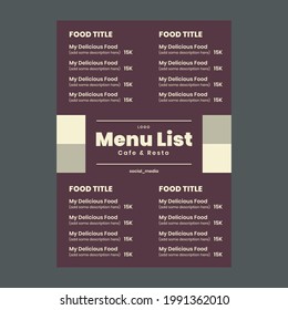 Flyer design for business editable full vector