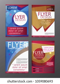 flyer design business and technology  icons, creative template design for presentation, poster, cover, booklet, banner.