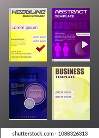 flyer design business and technology  icons, creative template design for presentation, poster, cover, booklet, banner.