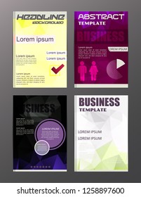 flyer design business and technology  icons, creative template design for presentation, poster, cover, booklet, banner.