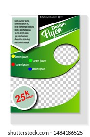 flyer design for bussines promotion, vector template