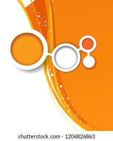 Flyer design content background. Design layout template
