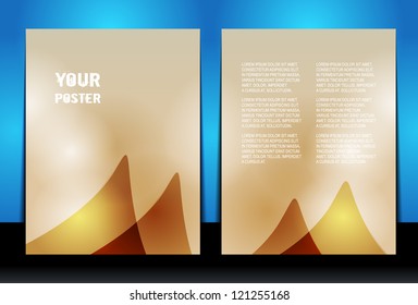 Flyer design content background. Design layout template