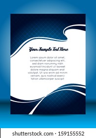 Flyer design content background. Design layout template 