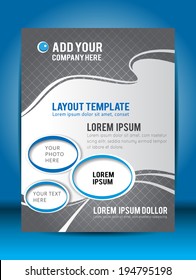 Flyer design content background. Design layout template 