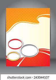 Flyer design content background. Design layout template 
