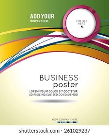 Flyer design content background. Design layout template 