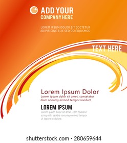 Flyer design content background. Design layout template