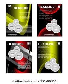 Flyer design content background. Design layout template
