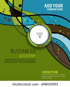 Flyer design content background. Design layout template
