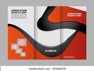 Flyer design content background. Vector illustration. Design layout template
