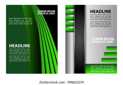 Flyer design content background. Vector illustration. Design layout template
