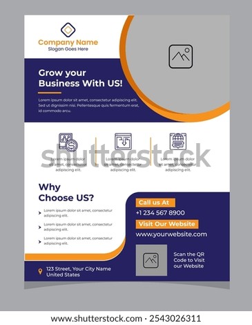 Flyer Design, flyer, corporate flyer, one pager, advertisement design