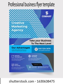 Flyer design, cover modern layout, annual report, poster, flyer in A4 with colorful  geometric shapes for tech, science, market with light background