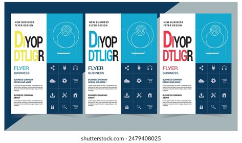 Flyer design , cover modern layout, annual report, poster, flyer in A4
