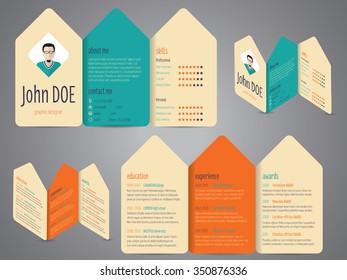 Flyer design cv curriculum vitae resume template 